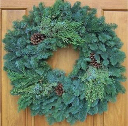 Decorated Mixed Wreath- 24-Inch